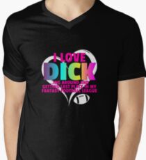 Fantasy Football Loser - I Love Dicking Around Men's V-Neck T-Shirt