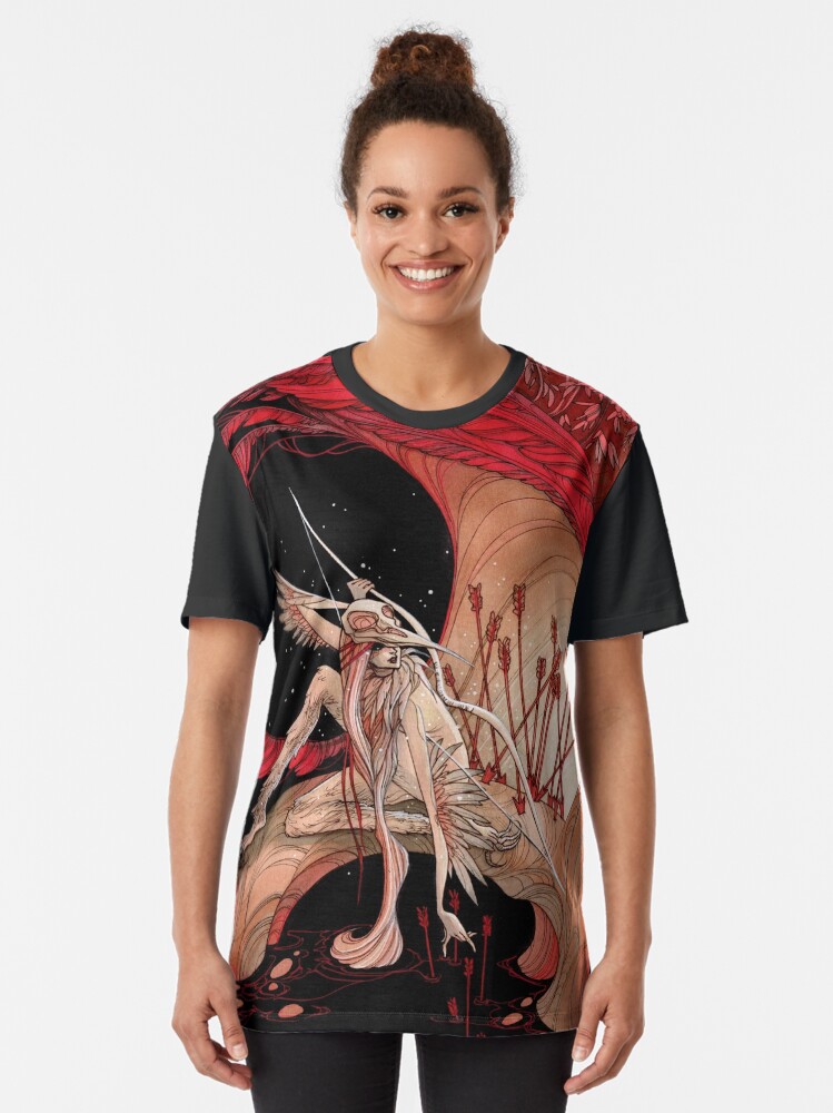 Alternate view of Huntress Graphic T-Shirt