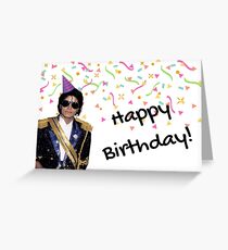Michael Jackson card Greeting Card