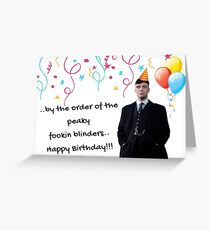 Peaky Blinders card, meme greeting cards Greeting Card