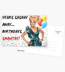 Ru Paul, Drag Race, birthday card, meme greeting cards Postcards
