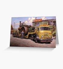 May's transport cafe. Greeting Card