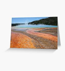 Grand Prismatic Spring Greeting Card