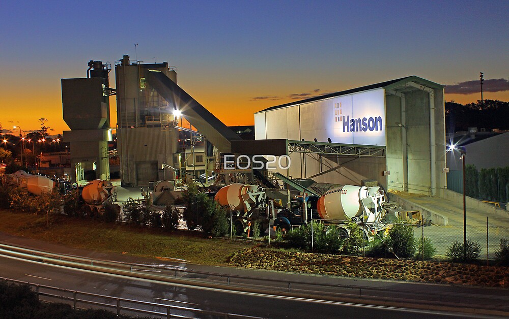 "Hanson Concrete Plant - East Perth " by EOS20 | Redbubble
