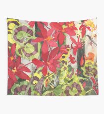 Red Pelargoniums in Alameda Tapestry