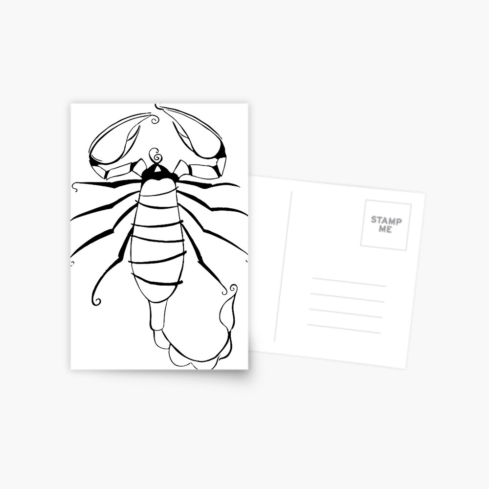 Scorpio Zodiac Sign Postcard