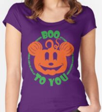 Boo To You Women's Fitted Scoop T-Shirt