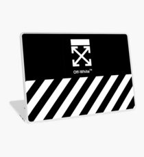 Off White Cover Full White Stripe Laptop Skin
