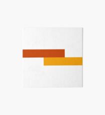 Yellow Meets Crimson Art Board