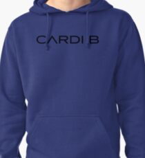 Cardi B Merch "Black Logo" Pullover Hoodie