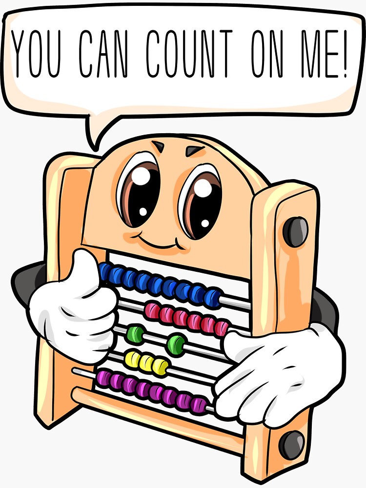 "You can count on me" Sticker by Moonpie90 Redbubble