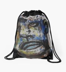 Face, Bernard Lacoque-121 Drawstring Bag