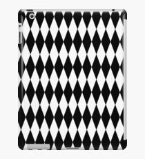 Black And White Diamond Pattern iPad Case/Skin