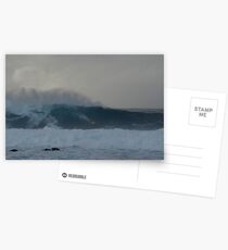 Angry wave. Postcards