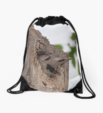 Anxious Siblings Drawstring Bag