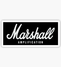 Marshall Amplification on black Sticker
