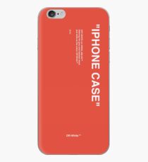 Off White Red iPhone Case