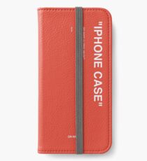 Off White Red iPhone Wallet/Case/Skin