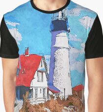 Portland Head Light Graphic T-Shirt