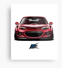 MAZDA MIATA MX5 NC RED Metal Print