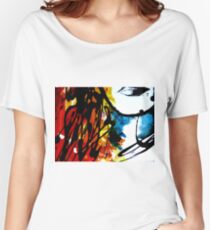 Lips of Dispersion colours Women's Relaxed Fit T-Shirt