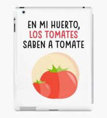 Tomatoes that taste like tomatoes iPad Case/Skin