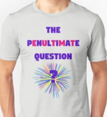 The Penultimate Question Unisex T-Shirt