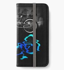 BMX Bike Sport Farbige Reflexion, iPhone Flip-Case/Hülle/Klebefolie