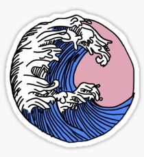 wave sticker Sticker