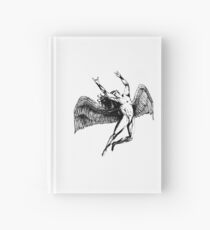 ICARUS THROWS THE HORNS - black ***FAV ICARUS GONE? SEE BELOW*** Hardcover Journal