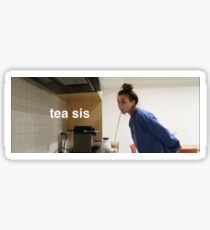 emma chamberlain tea Sticker