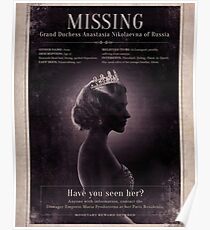 Missing Princess Anastasia Romanov Poster