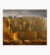 Lone Woman of Jaisalmer Photographic Print