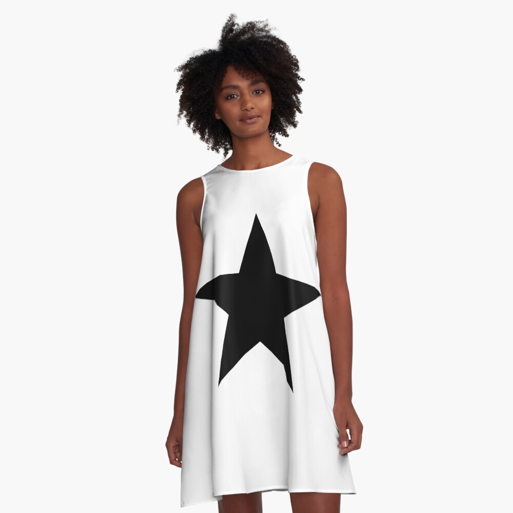 Blackstar A-Line Dress