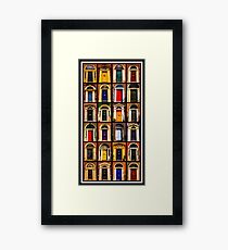 Georgian Doors of Dublin Collage #2 Framed Print