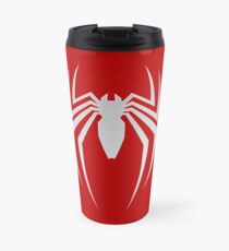 Weiße Spinne Thermobecher
