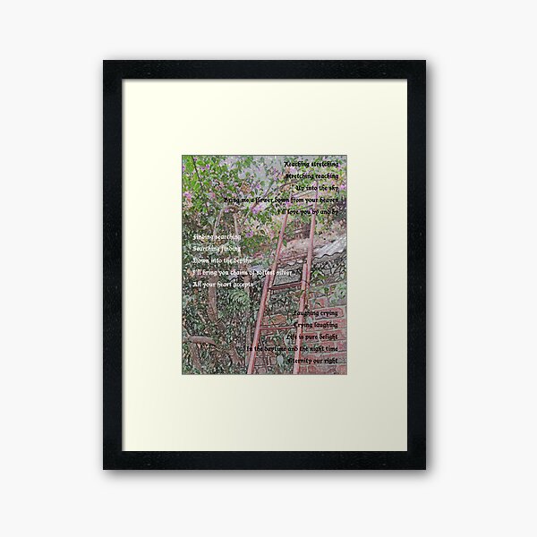 Reaching Framed Art Print
