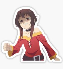 Konosuba Megumin Smug Face Sticker