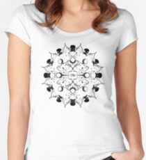 Moogle Mandala - Final Fantasy 7 Women's Fitted Scoop T-Shirt