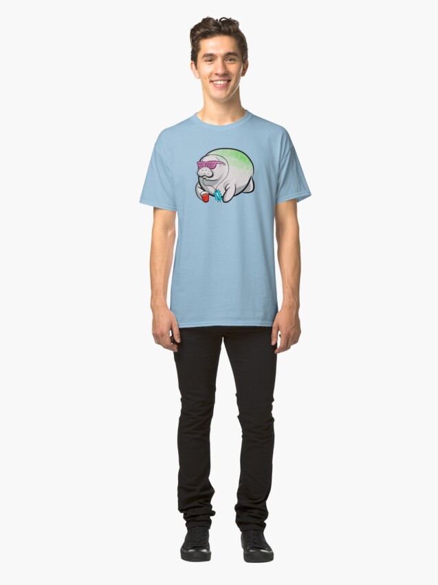 Alternate view of Party Manatee Classic T-Shirt