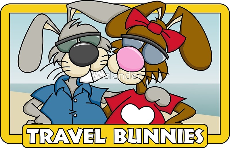 "Travel Bunnies" by Wislander Redbubble