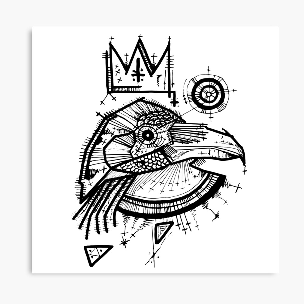 raven king Canvas Print