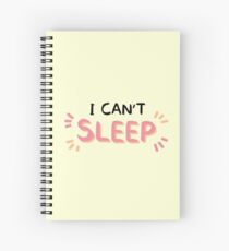 "I CAN'T SLEEP" Insomnia by Stray Kids Spiral Notebook