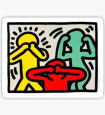 Haring Sticker