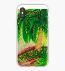 Palm Tree - Watercolour Design iPhone Case