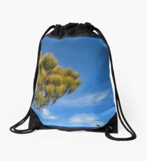 Blue 1 Drawstring Bag