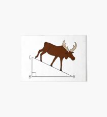 hypotemoose trigonometry pun Art Board