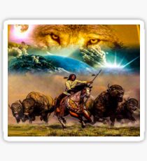 642 native american Sticker
