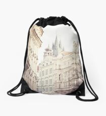 prague Drawstring Bag