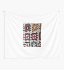 Old-fashioned crochet quilt Wall Tapestry